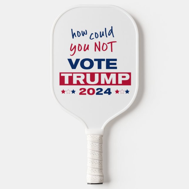Raquette De Pickleball Comment ne pas voter TRUMP 2024 (Recto)