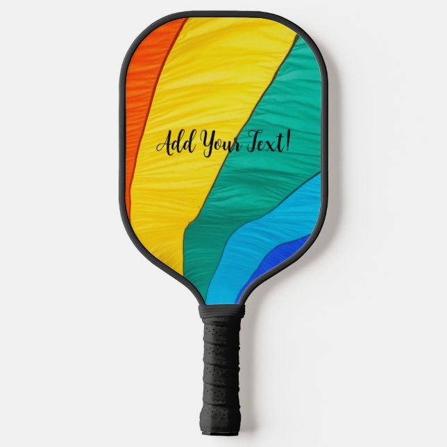 Raquette De Pickleball Conception arc-en-ciel avec personnalisation (Verso)
