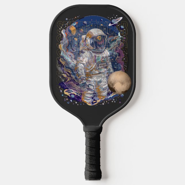 Raquette De Pickleball Conception d'astronaute (Recto)