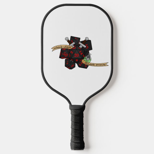 Raquette De Pickleball Conception de dés non fiables (Recto)