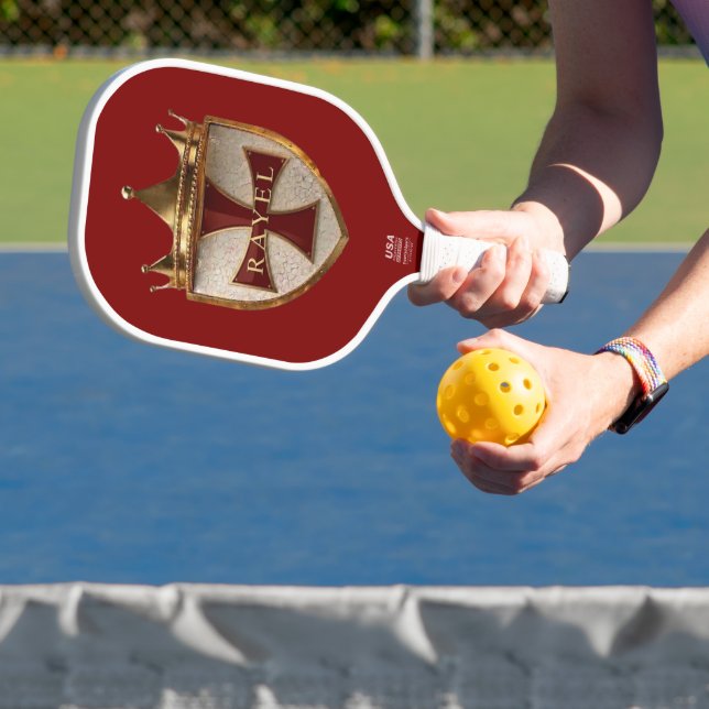 Raquette De Pickleball conception de la crête de rayon EOC RED (Insitu)