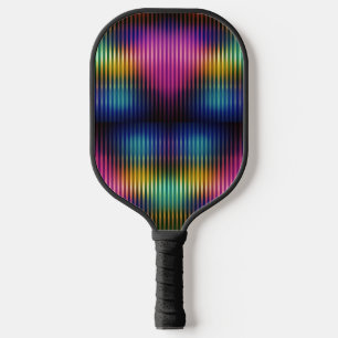 Raquette De Pickleball Conception de lignes de couleur métallique