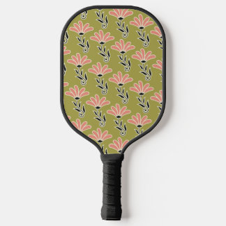 Raquette De Pickleball Conception de motif floral