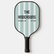 Conception de nom de club de pickleball familial p