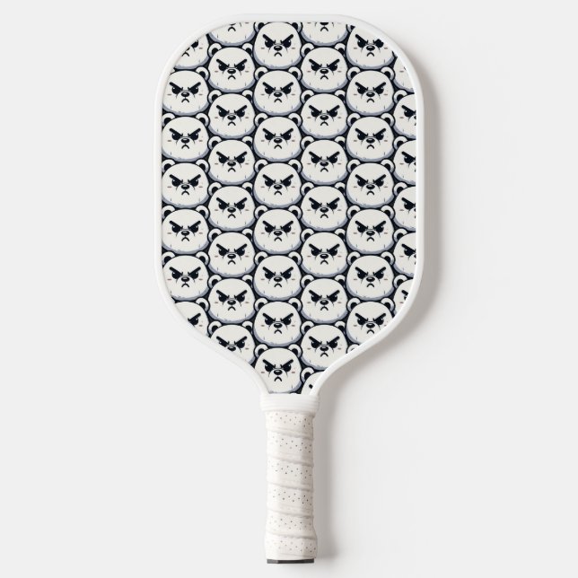 Raquette De Pickleball Conception d'ours polaires en colère (Recto)