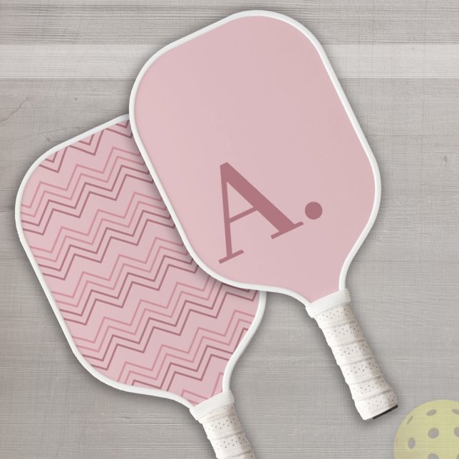 Raquette De Pickleball Conception minimale avec énorme Monogramme moderne (Créateur téléchargé)