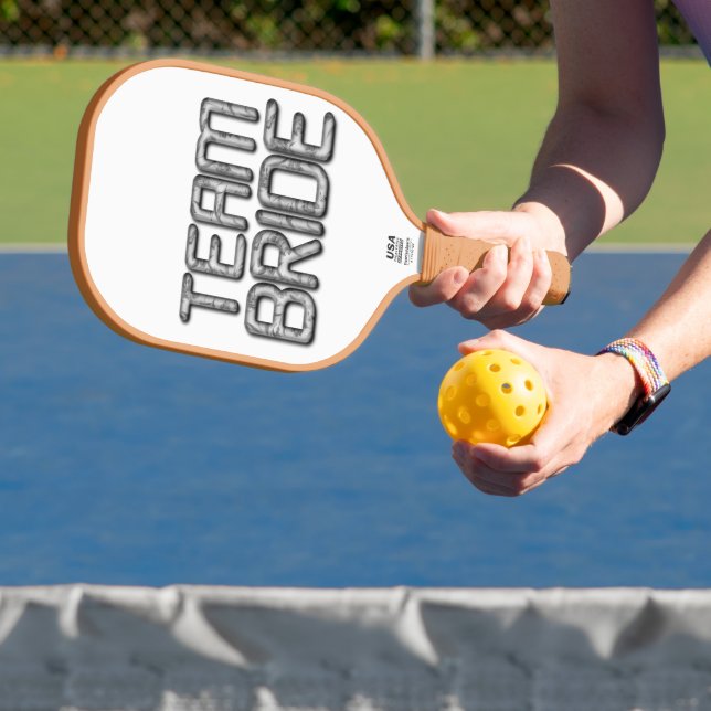 Raquette De Pickleball Concevez vos propres jeux de mariées d'équipe (Insitu)