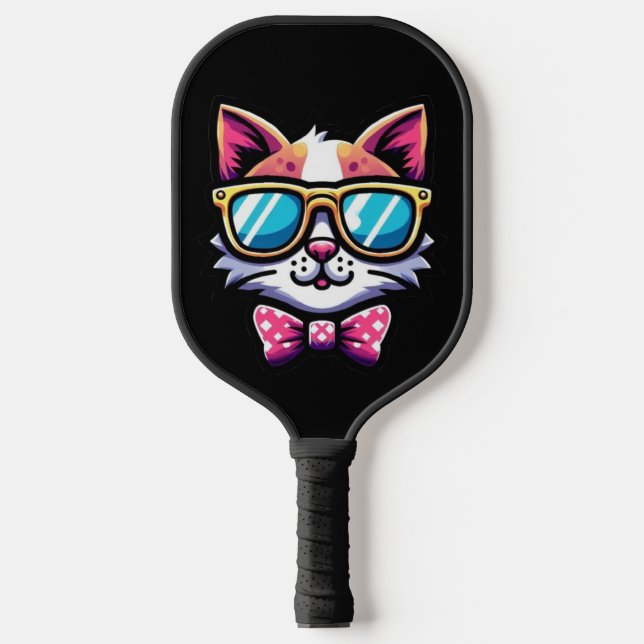 Raquette De Pickleball Cool Cat Pickleball Paddle – Quirky Sports Gear (Recto)