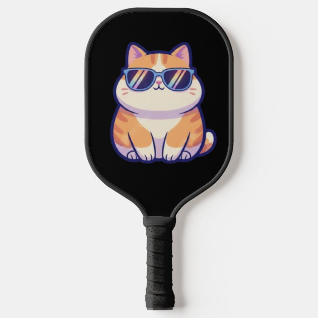 Raquette de Pickleball Cool Cat – Puissance Ludiqu (Recto)