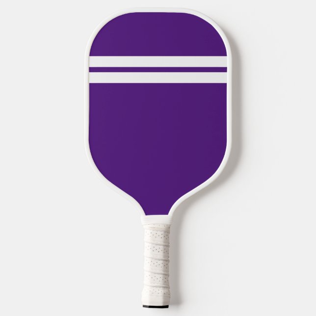 Raquette De Pickleball Cool Sporty Fun Royal Purple Deux Top White Stripe (Verso)