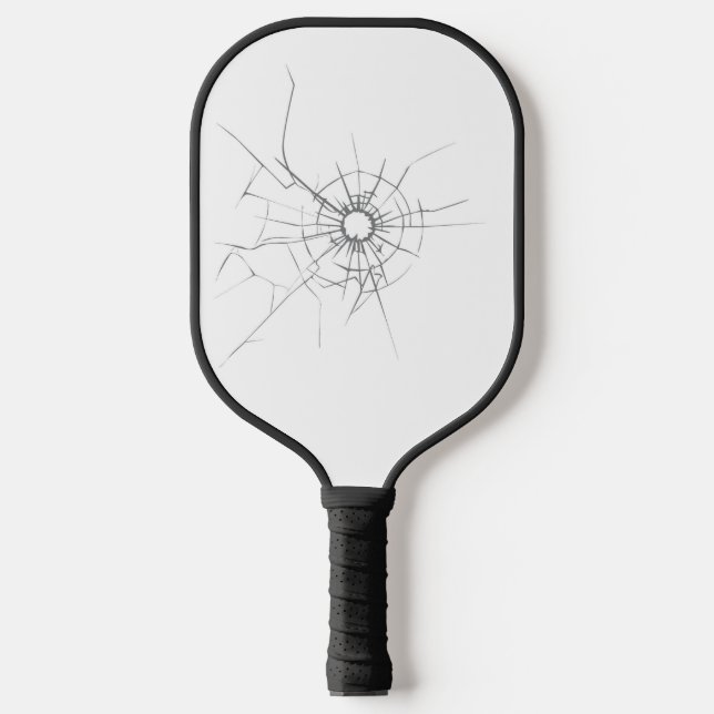 Raquette De Pickleball Cool Verre brisé avec trou (Recto)