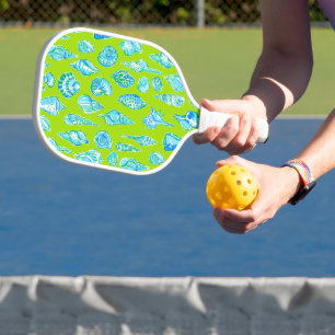 Raquette De Pickleball Coquilles de la mer côtière de Preppal sur Lime Gr