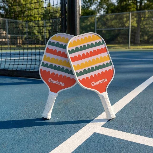 Raquette De Pickleball Coquilles Ensoleillées (Créateur téléchargé)