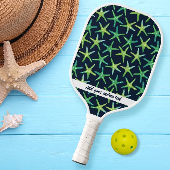 Raquette De Pickleball Côte Starfish Beach Motif à thème (Créateur téléchargé)