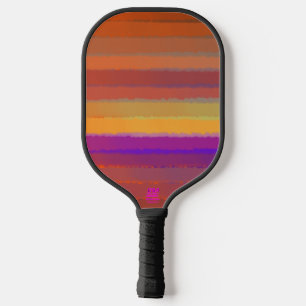 Raquette De Pickleball Couleur D'Aquarelle Salée Du lever De Soleil Gliss