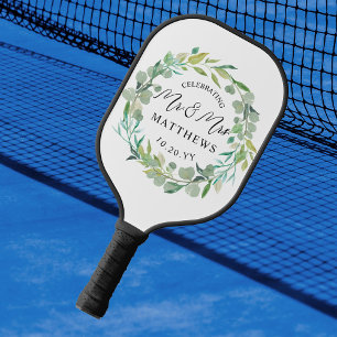 Raquette De Pickleball Couleur personnalisée Mariage de la verdure