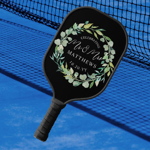 Raquette De Pickleball Couleur personnalisée Mariage vert noir