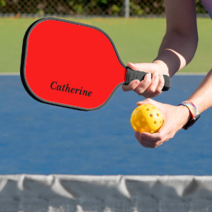 Raquette De Pickleball Couleur solide rouge Classic Personnalisé
