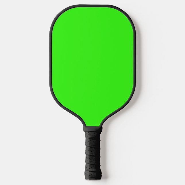 Raquette De Pickleball Couleur solide verte néon (Recto)