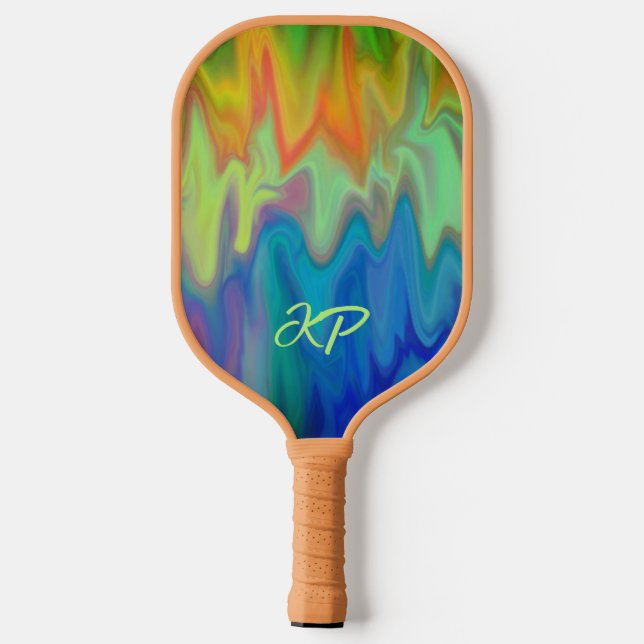 Raquette De Pickleball Couleurs Brûlantes (Verso)