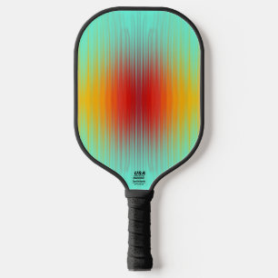 Raquette De Pickleball Couleurs de champ plasma de rentrée spatiale Abstr