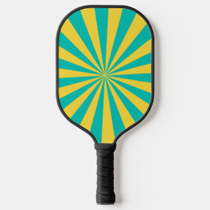 Raquette De Pickleball Couleurs DIY Rayons Éclat de Soleil Pineapple Jaun