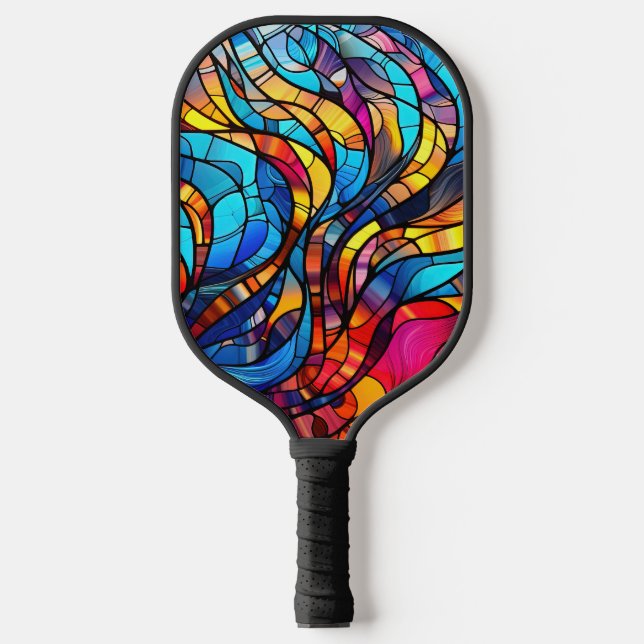 Raquette De Pickleball Couleurs néon Verre tendu Pickleball Paddle (Recto)
