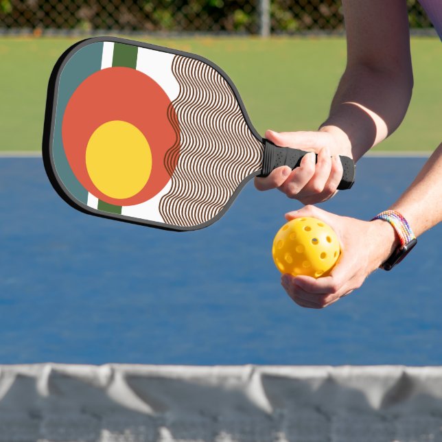 Raquette De Pickleball Coup de soleil Abstrait (Insitu)