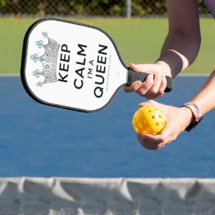 Raquette De Pickleball Couronne argentée polie de la reine SlipperyJoe's