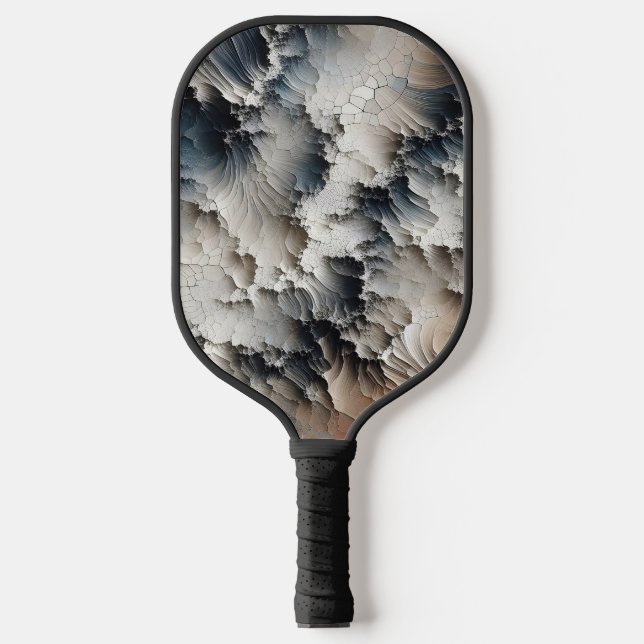 Raquette De Pickleball Crackle rustique Abstrait (Recto)