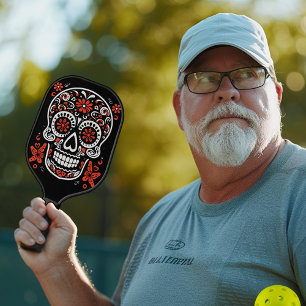 Raquette De Pickleball Crâne à sucre rouge et blanc