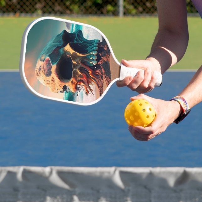 Raquette De Pickleball Crâne sur la plage (Insitu)