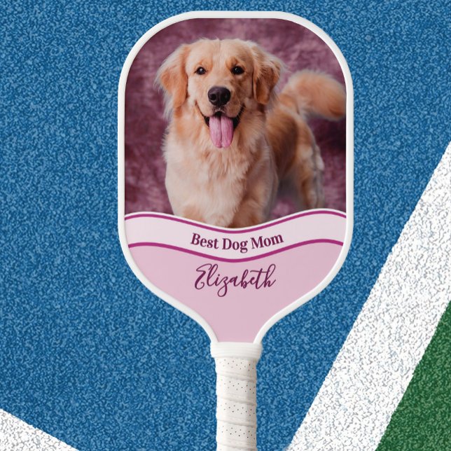 Raquette De Pickleball Create Your Own Custom Dog Photo Upload  (Créateur téléchargé)