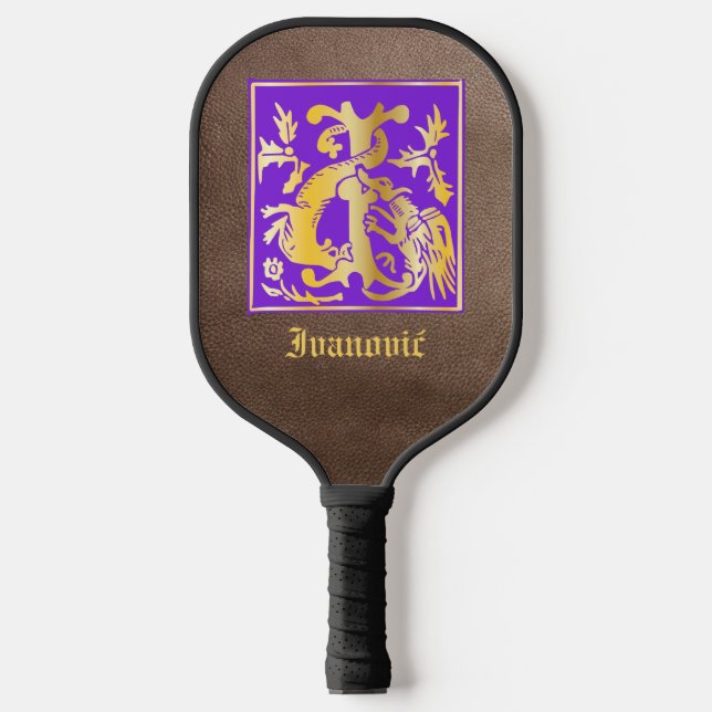 Raquette De Pickleball Créatures mythiques du XVIe siècle Capitale décora (Recto)