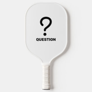 Raquette De Pickleball Créer votre propre commentaire de question de conc