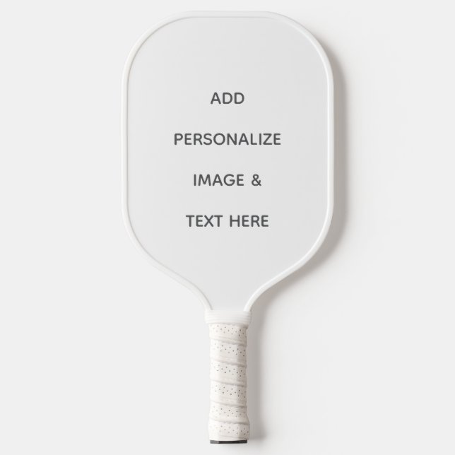 Raquette De Pickleball Créez votre propre blanc  (Recto)