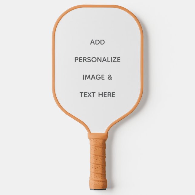 Raquette De Pickleball Créez votre propre blanc  (Recto)