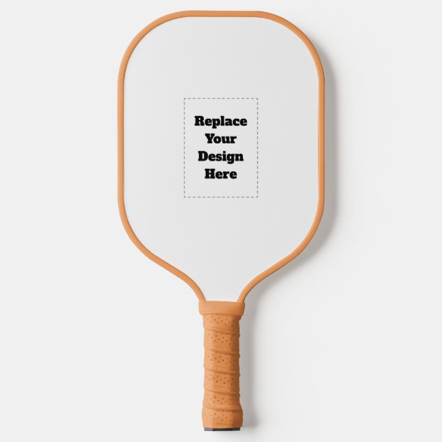 Raquette De Pickleball Créez Votre Propre blanc (Recto)