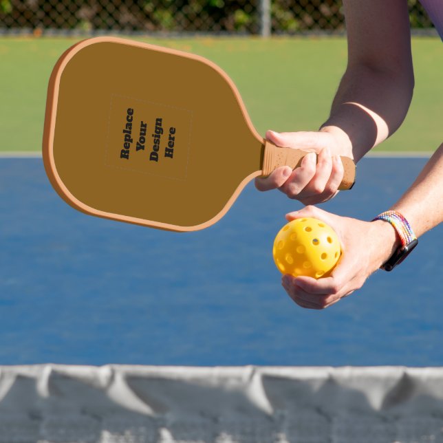 Raquette De Pickleball Créez Votre Propre Brun (Insitu)