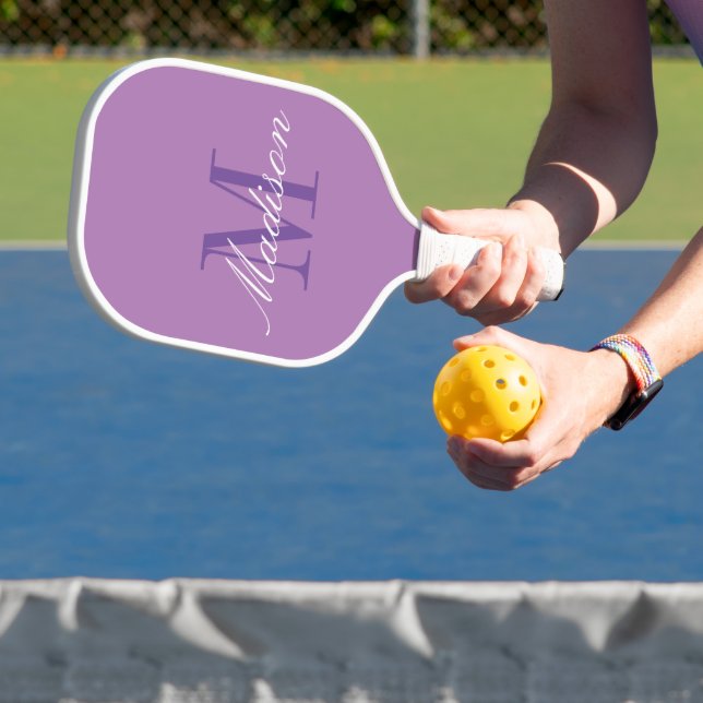 Raquette De Pickleball Créez votre propre nom initial de monogramme (Insitu)