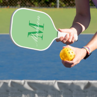 Raquette De Pickleball Créez votre propre nom initial de monogramme