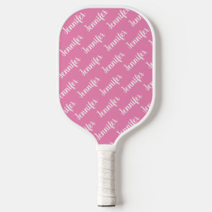 Raquette De Pickleball Créez Votre Propre Nom Personnalisé Rose