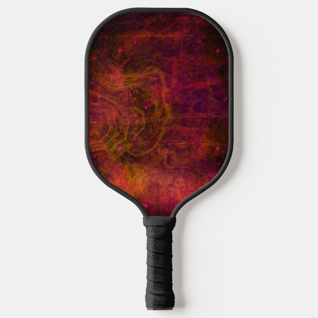 Raquette De Pickleball "Crimson Galaxy" Pagaie Abstraite de Pickleball (Recto)