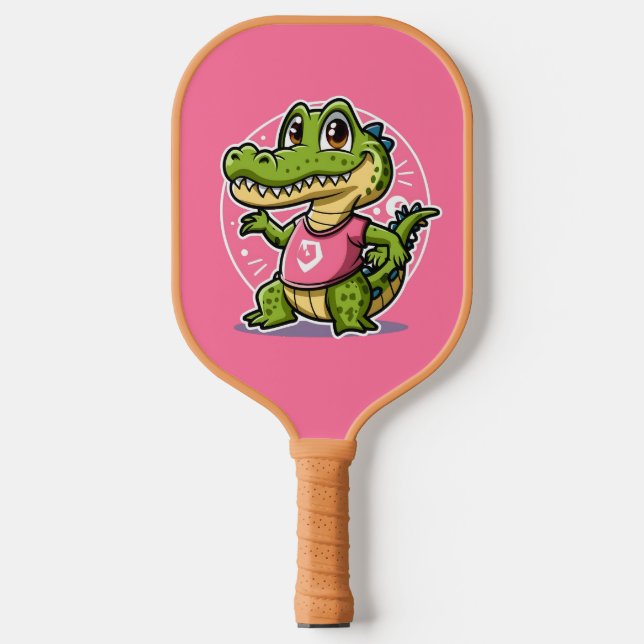 Raquette De Pickleball crocodile (Recto)