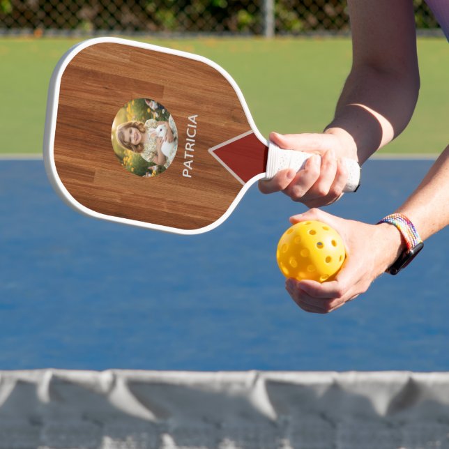 Raquette De Pickleball Custom Image & Name Pickleball Paddle Design  (Insitu)