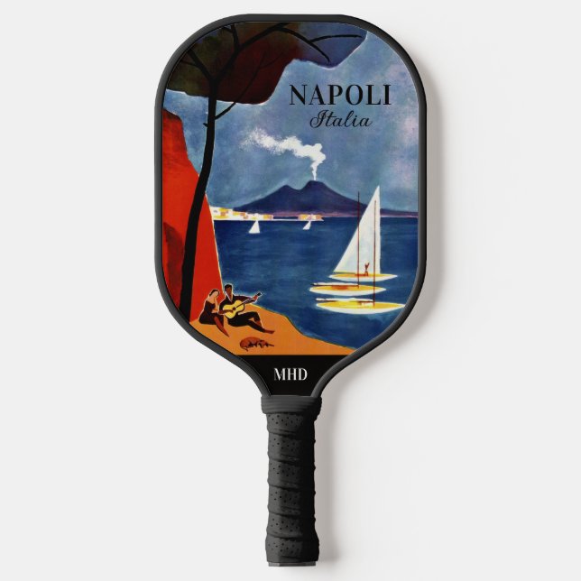 Raquette De Pickleball Custom monogram Napoli (Naples) (Recto)