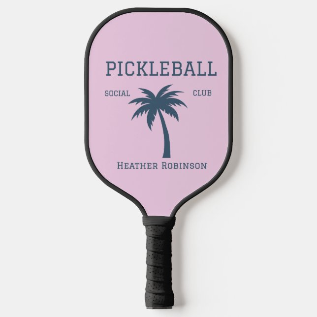 Raquette De Pickleball Custom Name Pink  (Recto)