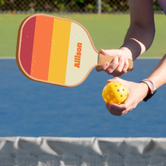Raquette De Pickleball Custom Retro Stripes