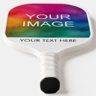 Raquette De Pickleball Customize Double Sided Add Your Photo Here Modern