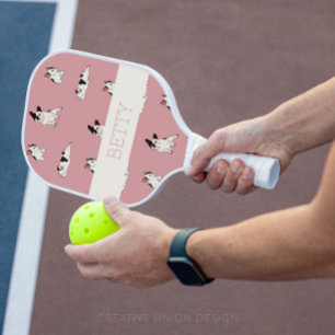 Raquette De Pickleball Cute Bulldog Pattern